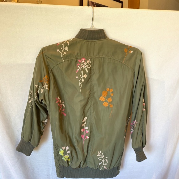 Anthropologie Ainsley Embroidered Bomber Jacket - Picture 6 of 10